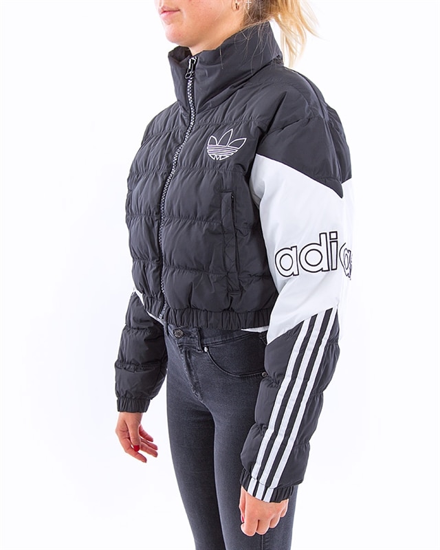 adidas Originals Cropped Puffer Jacket ED7598 Svart Klader Footish