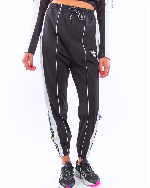adidas Originals Flower Track Pants | ED4778 | Svart Sweatpants for women ADIDAS ORIGINALS TRACK PANTS ED4778