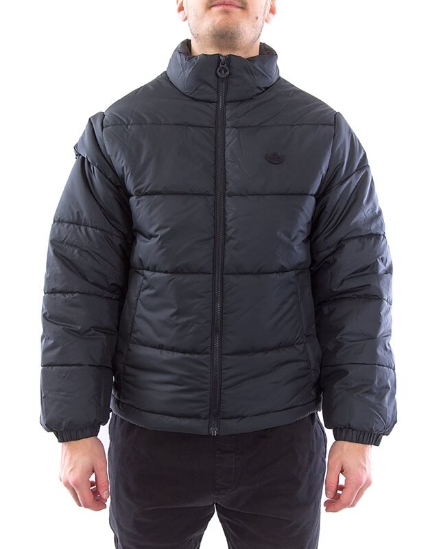 high collar puffer jacket