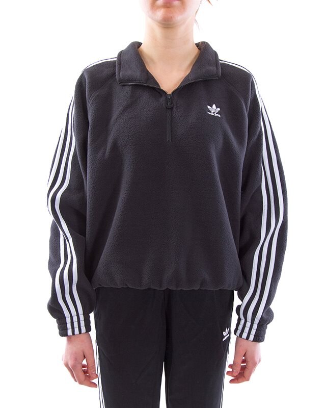 adidas Originals Polar Fleece Half Zip GN2864 Schwarz Kleidung Footish