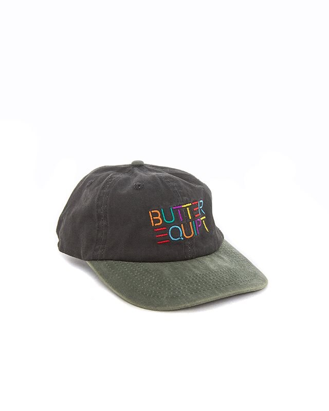 Butter Goods Equipt 6 Panel Cap (EQUIPT6PANELBLK)