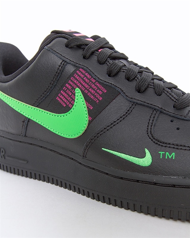 nike air force 1 lv8 ul black green