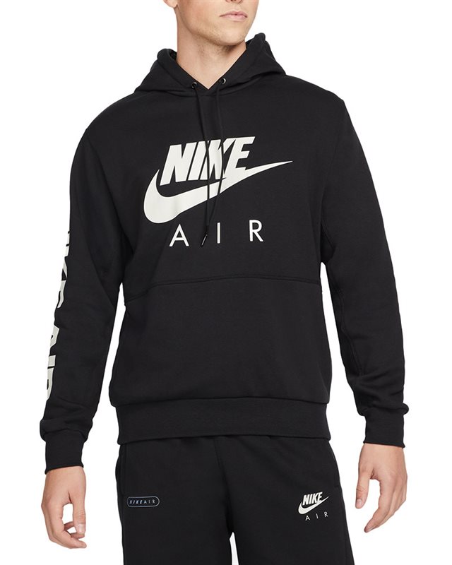 Nike Air Hooded Long Sleeve Top DM5202-010 Schwarz Kleidung