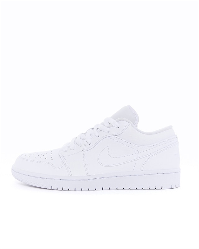 white nike air jordan low top