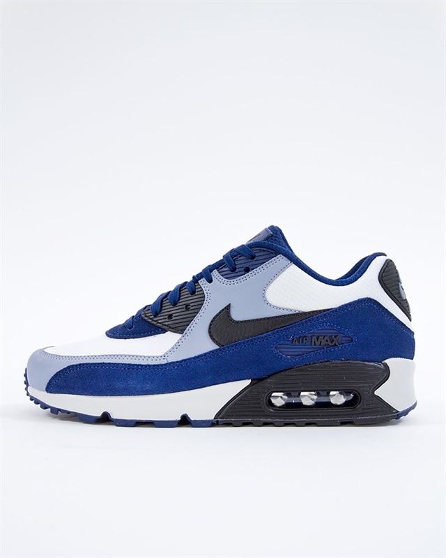 Nike Air Max 90 Leather 302519 400 Bla Sneakers Skor Footish