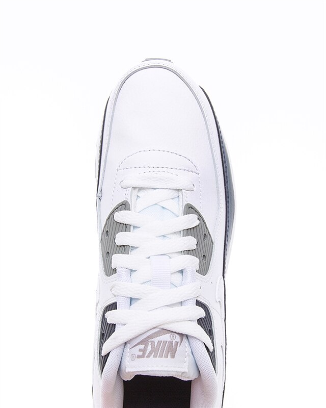 Nike air max 90 leather (gs) white / particle grey clearance