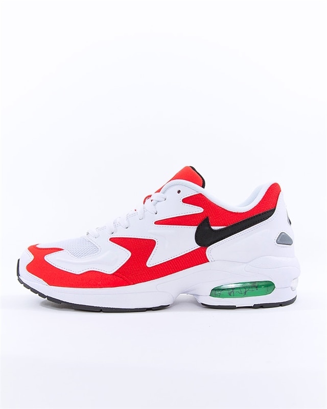 Nike Air Max2 Light | AO1741 101 | Vit | Sneakers | Skor Nike Air Max 2 Light AO1741 101 Weiß | Orange Jungle