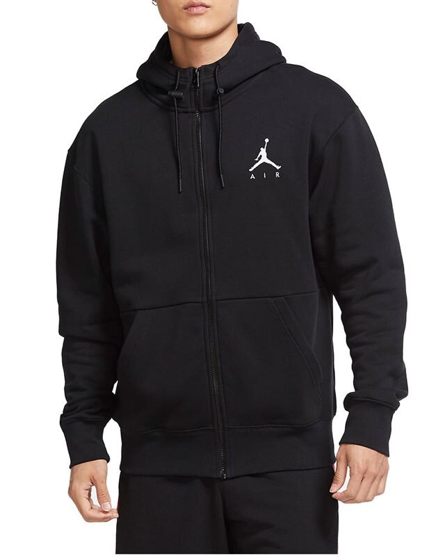 Nike Jordan Jumpman Air Fleece Full Zip Hoodie CK6679 010 Schwarz Kleidung Footish