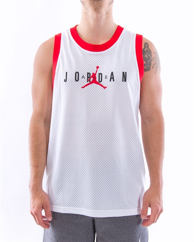 jordan white tank top