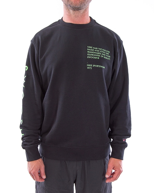 men's nike sportswear swoosh 1972 crewneck sweatshirt