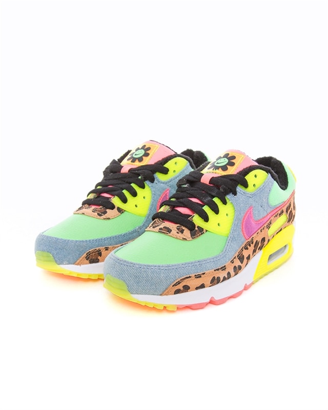Nike Wmns Air Max 90 LX | CW3499 300 | Grün | Sneakers Nike Women's Air Max 90 LX Illusion GreenSunset Pulse