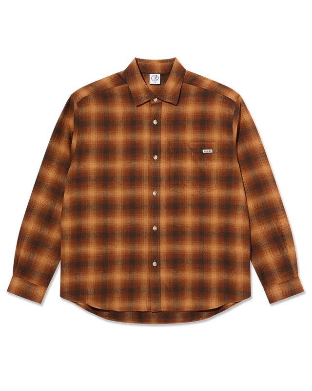 Polar Skate Co Mitchell LS Shirt Shadow Check (PSC-W25-5)