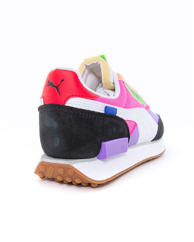 puma rider play on luminous purple fluo pink