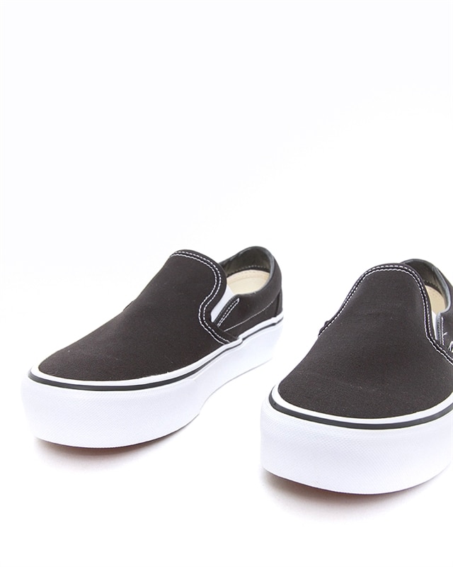 Vans Classic Slip On Platform VN18EBLK Svart Sneakers Skor Footish