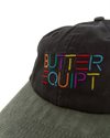 Butter Goods Equipt 6 Panel Cap (EQUIPT6PANELBLK)