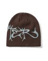 Butter Scrawling Skully Beanie (BG254822-BRWN)