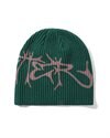 Butter Scrawling Skully Beanie (BG254822-FOREST)